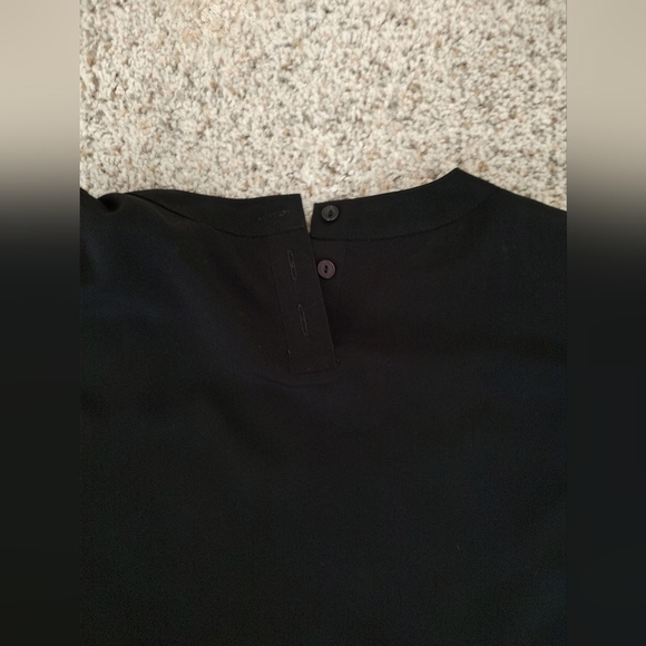 Worthington Vintage Classic Black Blouse Small - Picture 2 of 3